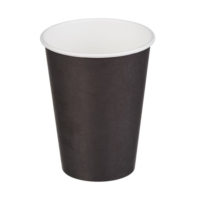 Стакан 300(400)мл d=90мм черный, 1уп/50шт