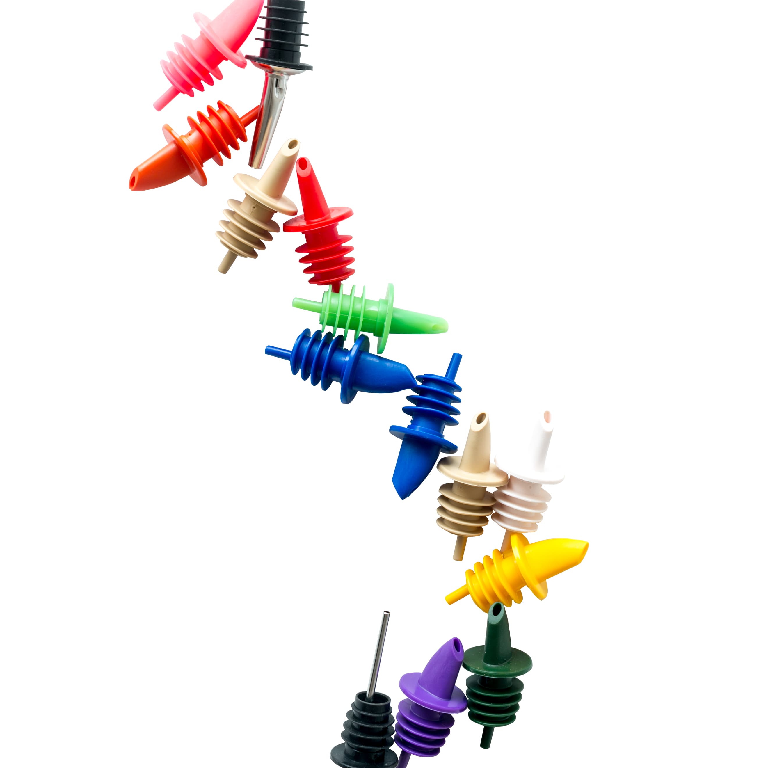 Гейзер пластиковый цветн., набор 12 шт
