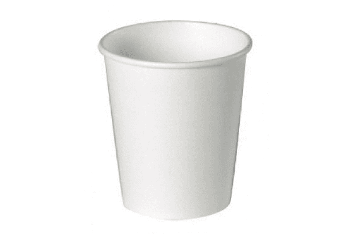 Стакан бумажный однослойный "Эспрессо" 165мл 1уп/100шт