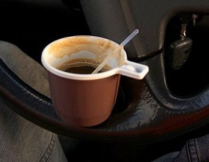 В Новосибирске можно купить кофе, стоя в автомобильной пробке