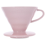 Воронка розовая керамическая для приготовления кофе HARIO VDC-02-PPR-UEX