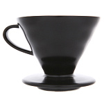 Воронка HARIO  керамическая для приготовления кофе , черная матовая