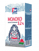  Молоко питьевое ультрапастеризованное, 3,2%, 1 л, «1М»